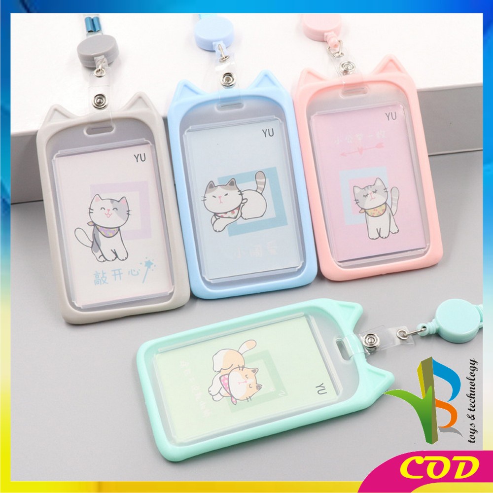 RB-C324 Name Tag ID Card Holder Gantungan Kartu Nama Atau Panitia Motif Kartun / Tali ID Card Nama / Gantungan Tali Kartu Akses Kantor MRT Busway Lanyard