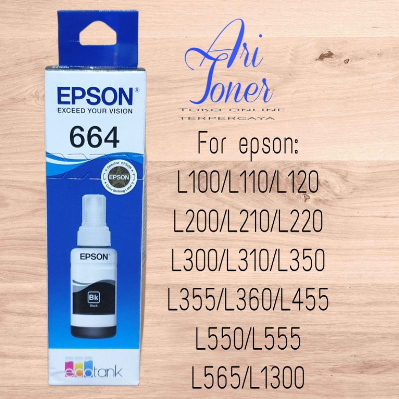 Tinta Epson 664 Black Original