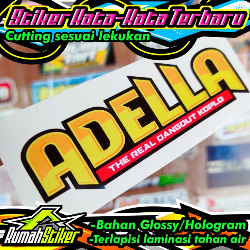 Stiker ADELLA GLOSSY