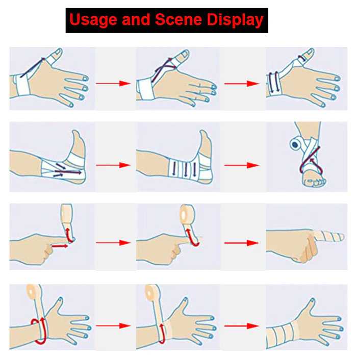 Sport Bandage Wrap Tape Elastoplast 5cm x 4.5m - C103