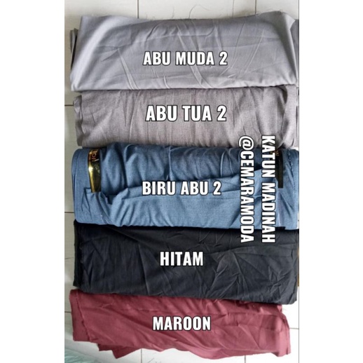 Kain Katun Madinah PER 0.5 METER FODU IMPORT / katun madina / madinah cotton / madina cotton