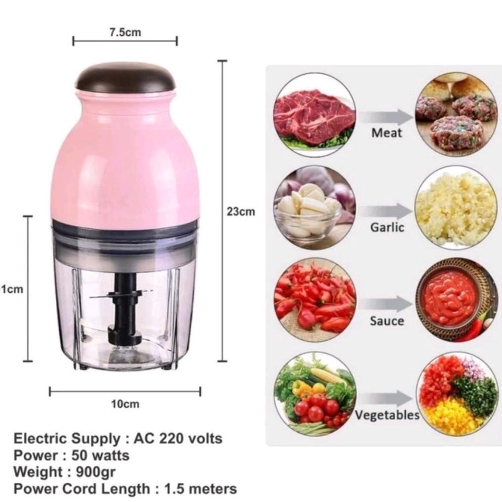 A1 Blender kapsule Elektrik Serbaguna Penghalus Daging Ikan Buah Dan Bumbu Dapur 800ml