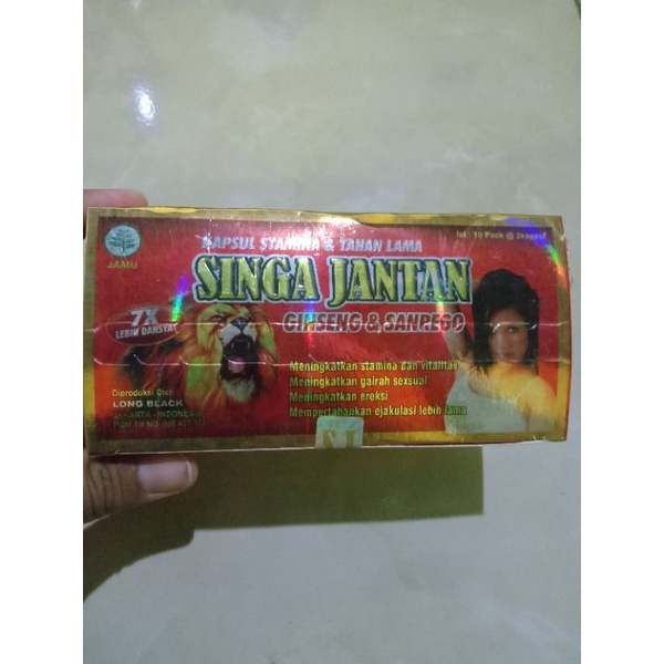 Singa Jantan Kapsul Kuat Original