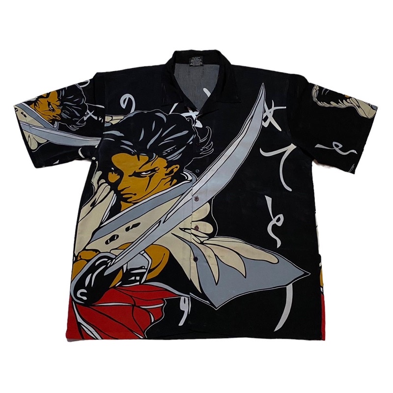 Arctic aop samurai anime shirt