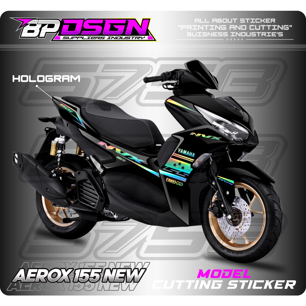 STIKER AEROX 155 NEW - Stiker Cutting AEROX 155 NEW - Stiker Cutting Body Motor Yamaha AEROX 155 NEW