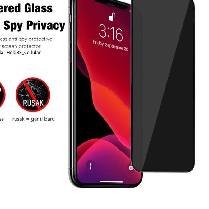 ✻ Tempered Glass Matte Anti Spy Privacy iPhone 11 iPhone 11 Pro iPhone 11 Pro Max Tempered Glass Mat