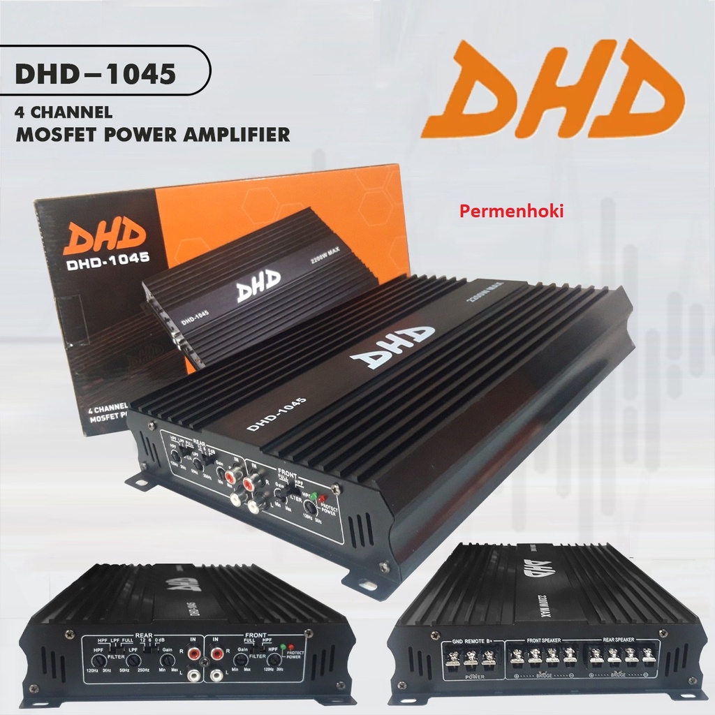POWER 4CH DHD 1045 BLACK
