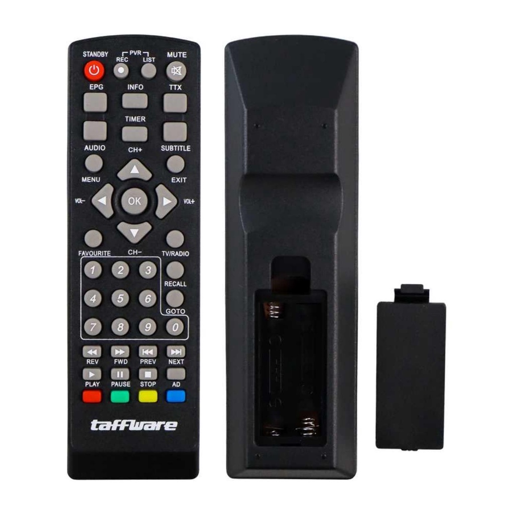 Taffware Set Top Box Receiver Penerima Siaran TV Analog TV Digital Indonesia - HD 1080P DVB-T2 Bien7