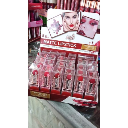 lipstik maybelin velvet 1 pcs colour super stay long lasting