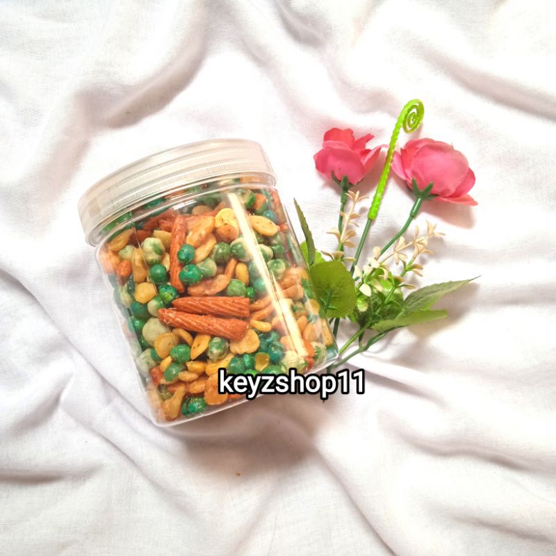 KACANG MIX / KACANG CAMPUR KEMASAN TOPLES 600ML