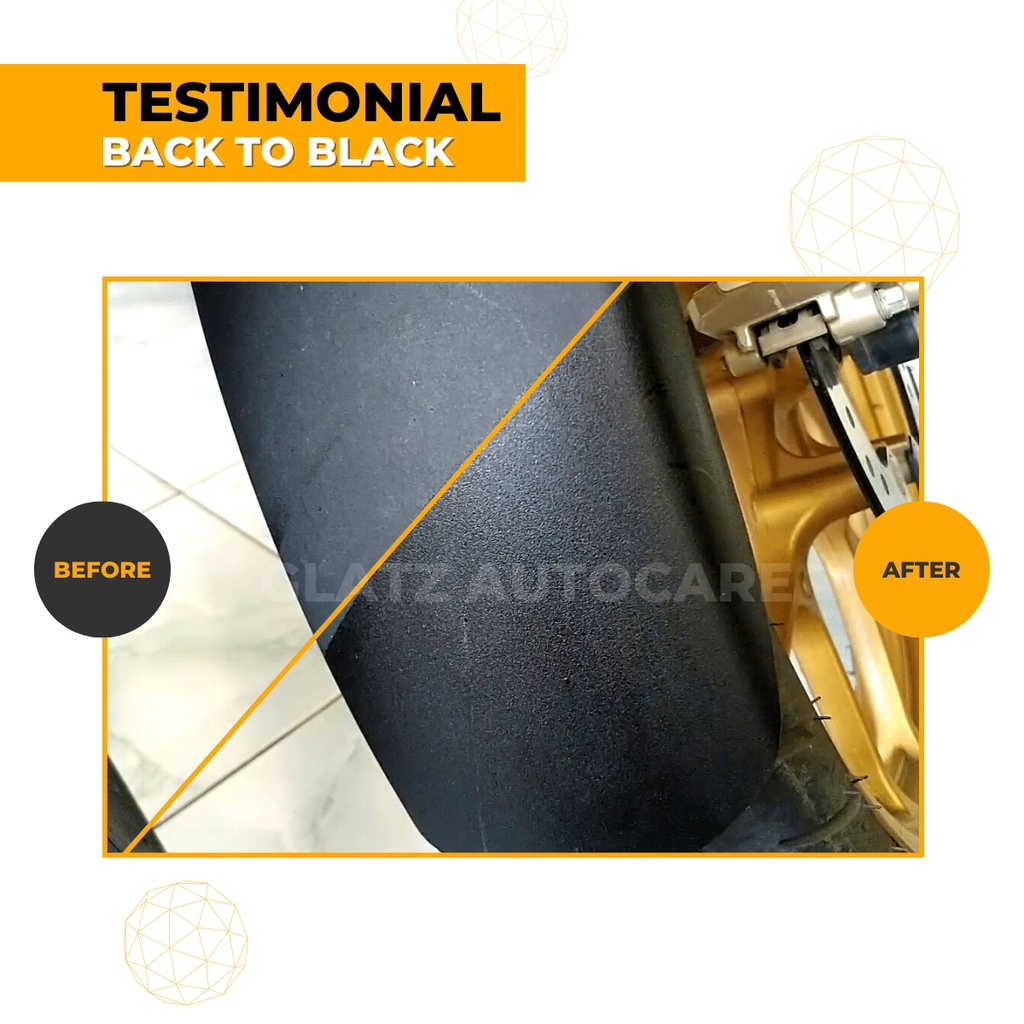 Penghitam Motor Permanen Black Magic GLATZ Back To Black