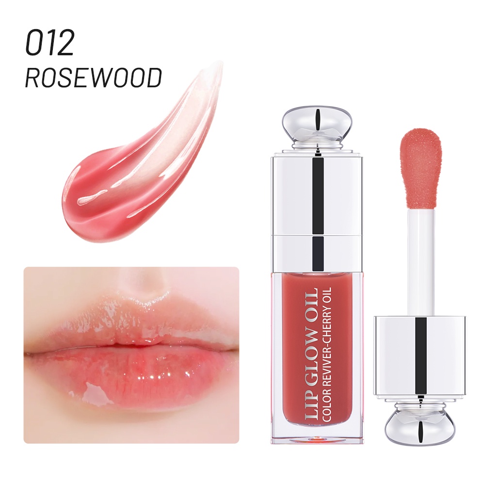 Ibcccndc Lip Oil Plumping Lip Gloss Moisturizing  Transparent Fruit Mouth Oil 5 Warna Dior Lip Tattoo