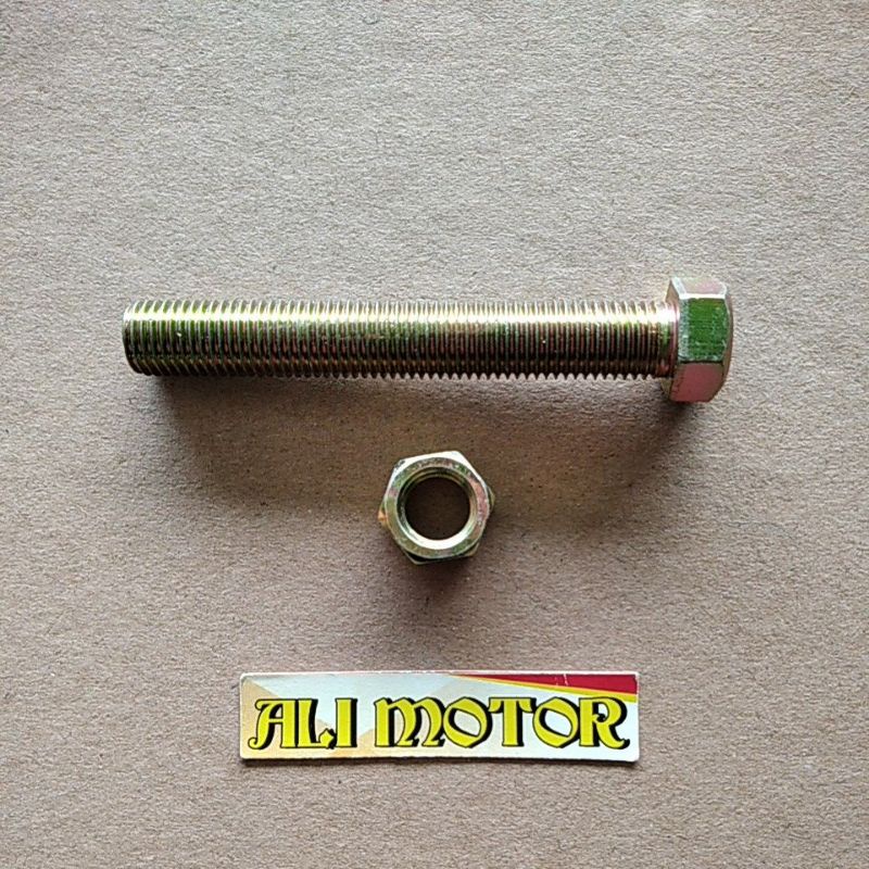 Baut + mur 14/M10 panjang 7cm
