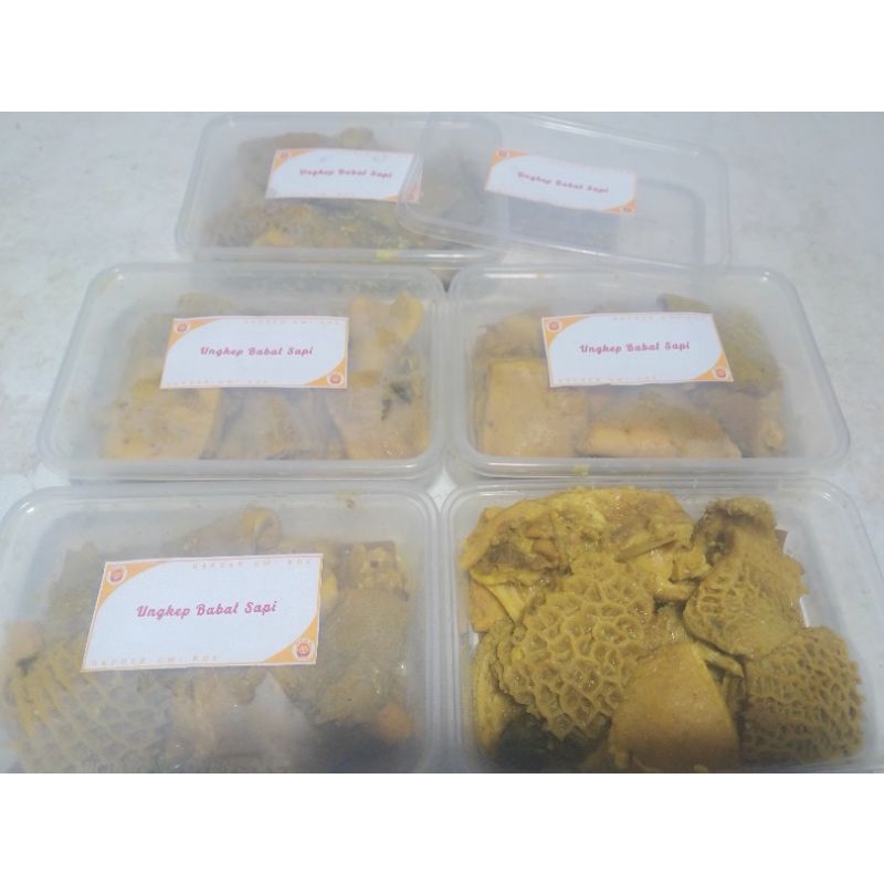 Ungkep Babat Sapi Frozen kemasan 500gr