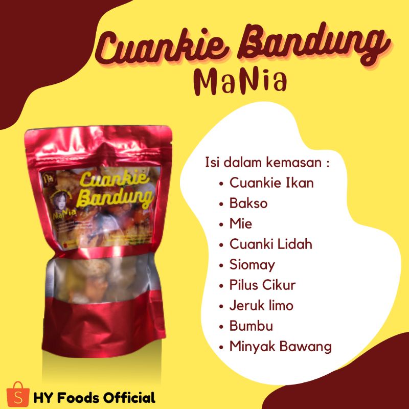 

Viral! Termurah! Cuankie MANIA by HY Foods. Enak, Gurih, Nikmat