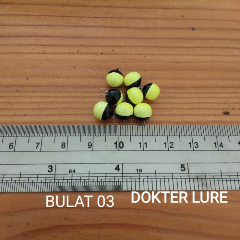 PELAMPUNG KUMBUL KAMBANGAN BULAT KAYU Micro Fishing Wader