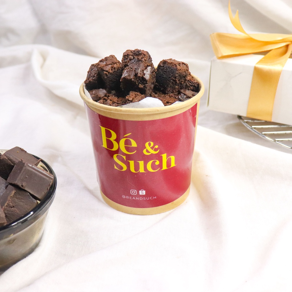 

Premium Fudgy Brownies Bites 12oz 300ml | By Bé & Such