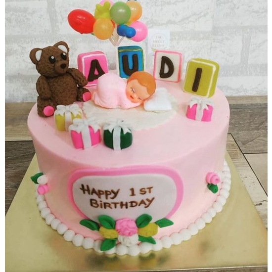 

Cake One Month Baby Bear