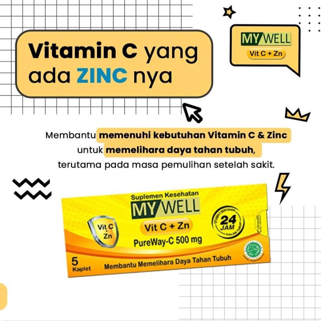 My Well Vit C + Zn / Vitamin C + Zinc