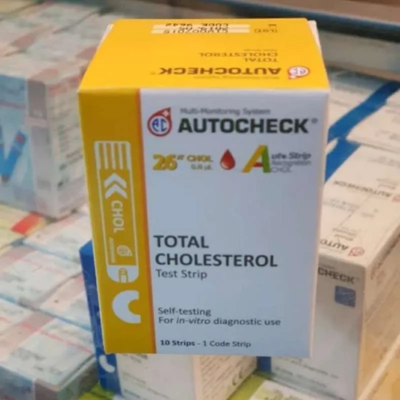 Strip Autocheck Kolesterol / Strip Cholesterol Autocheck isi 10 Pcs