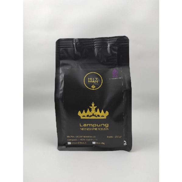 

Kopi Robusta Lampung Whole Bean by Kopi Hitman