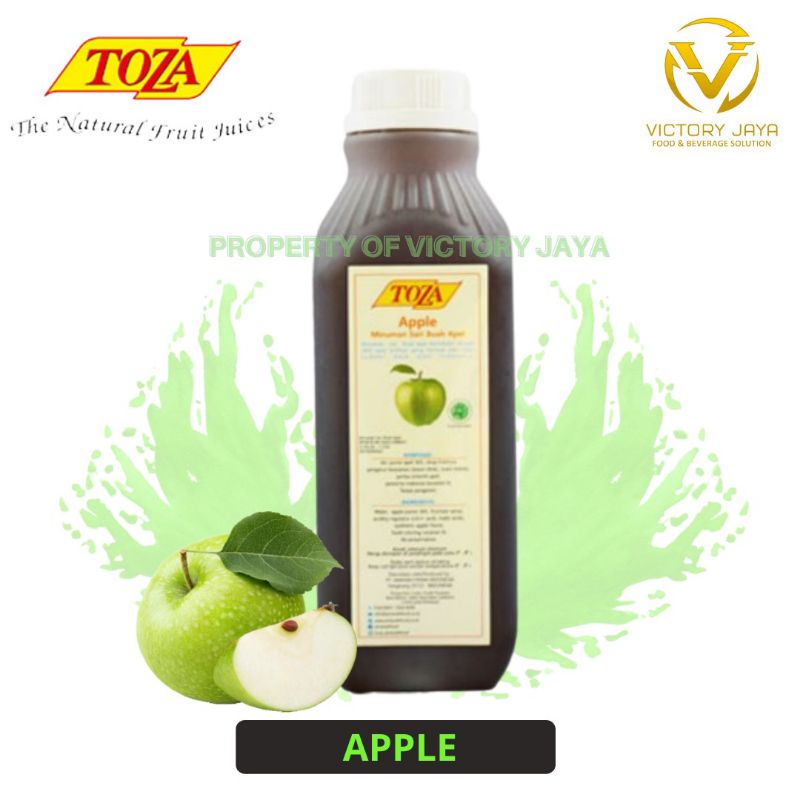 

Toza juice apel 1 liter / juice konsentrat / jus konsentrat hotel 1L natural fruit