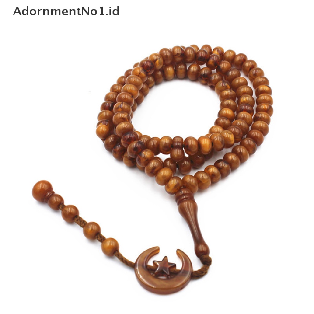 [AdornmentNo1] Gelang Ramadhan tasbih Muslim Islami Allah Aksesoris 99Beads Bracelet Gift [ID]