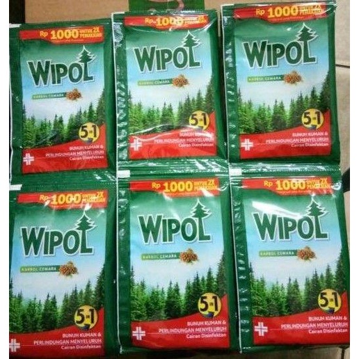WIPOL PEMBERSIH LANTAI 38 SACHET UKURAN 36ML / WIPOL KEMASAN SACHET - YOPISHOP88