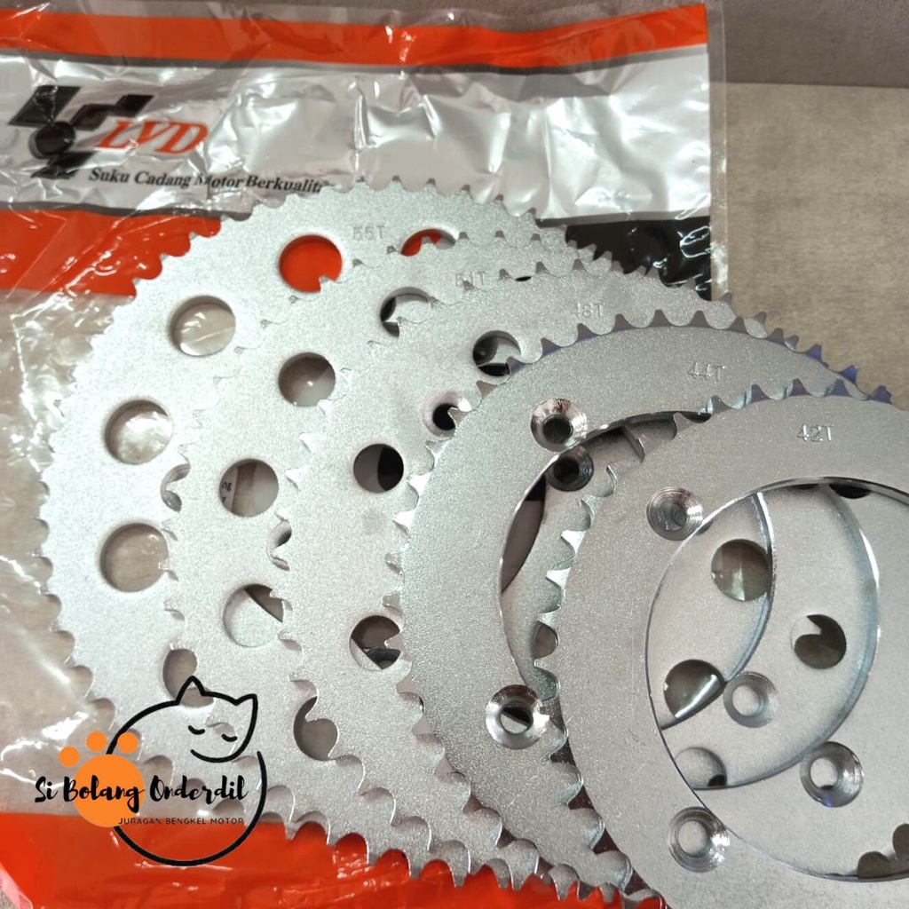 GEAR BELAKANG KLX150 428 GIR BELAKANG 428 KAWASAKI KLX 150 MODEL SSS