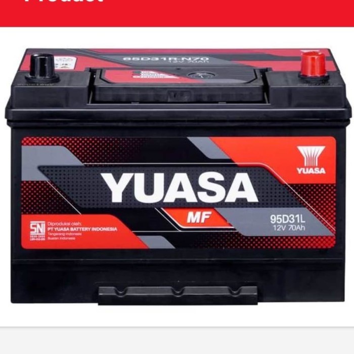 AKI ACCU KERING YUASA 95D31L MF AKI KERING PAJERO FORTUNER 95D31L