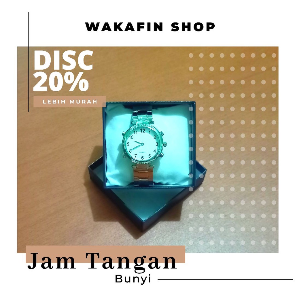 DISKON JAM TANGAN BICARA UNTUK TUNANETRA