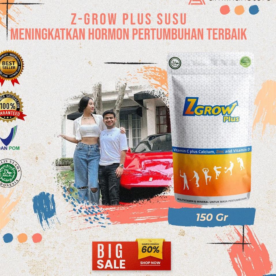 

MOTIF TERKINIR★ [BIG SALE 1.1](COD) Z-GROW Susu Peninggi Badan Ampuhhh!!!!! Murah Original 375