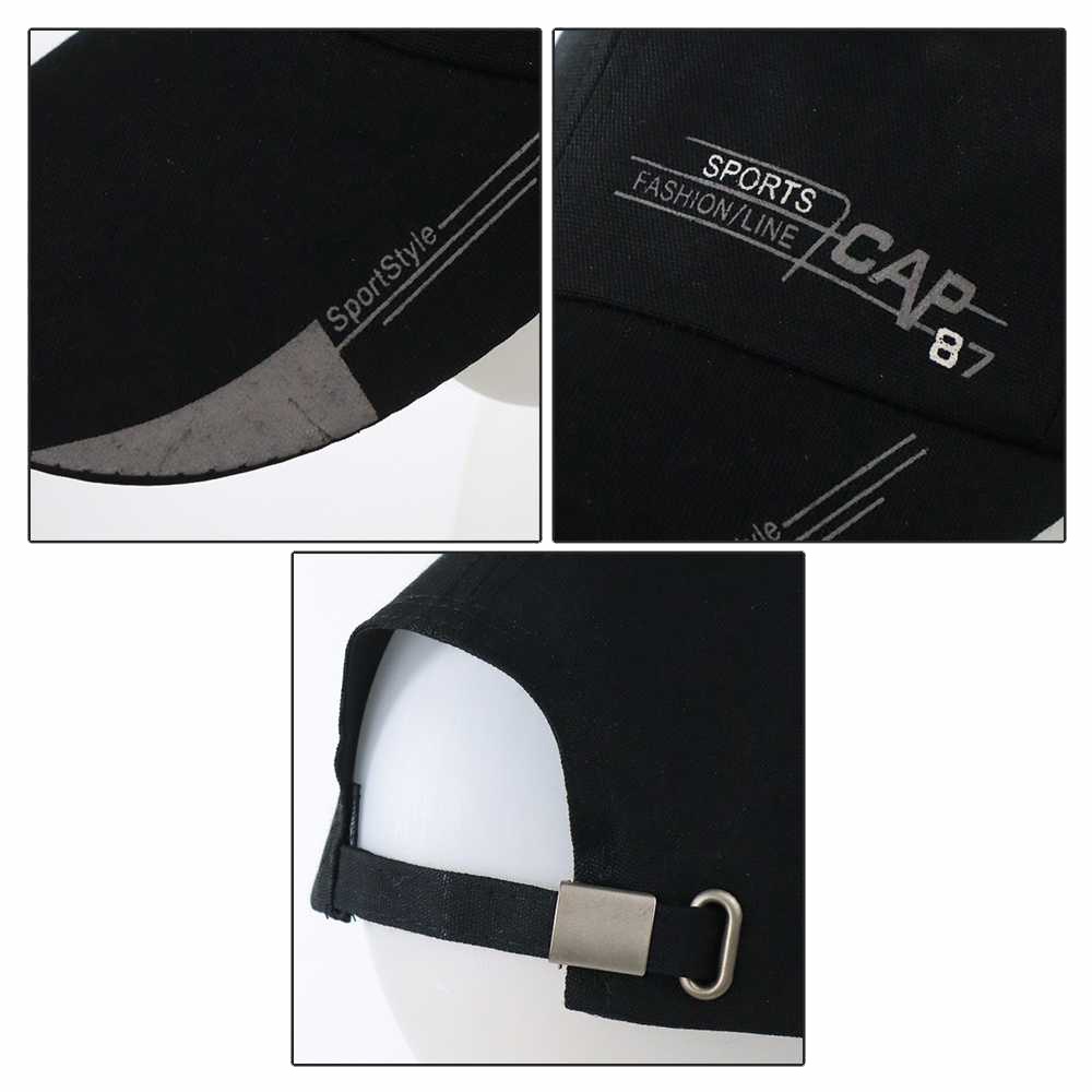 SportsC Topi Baseball Golf Pria Outdoor Fashion Line Cap Long Visor - 7RFH4BBK