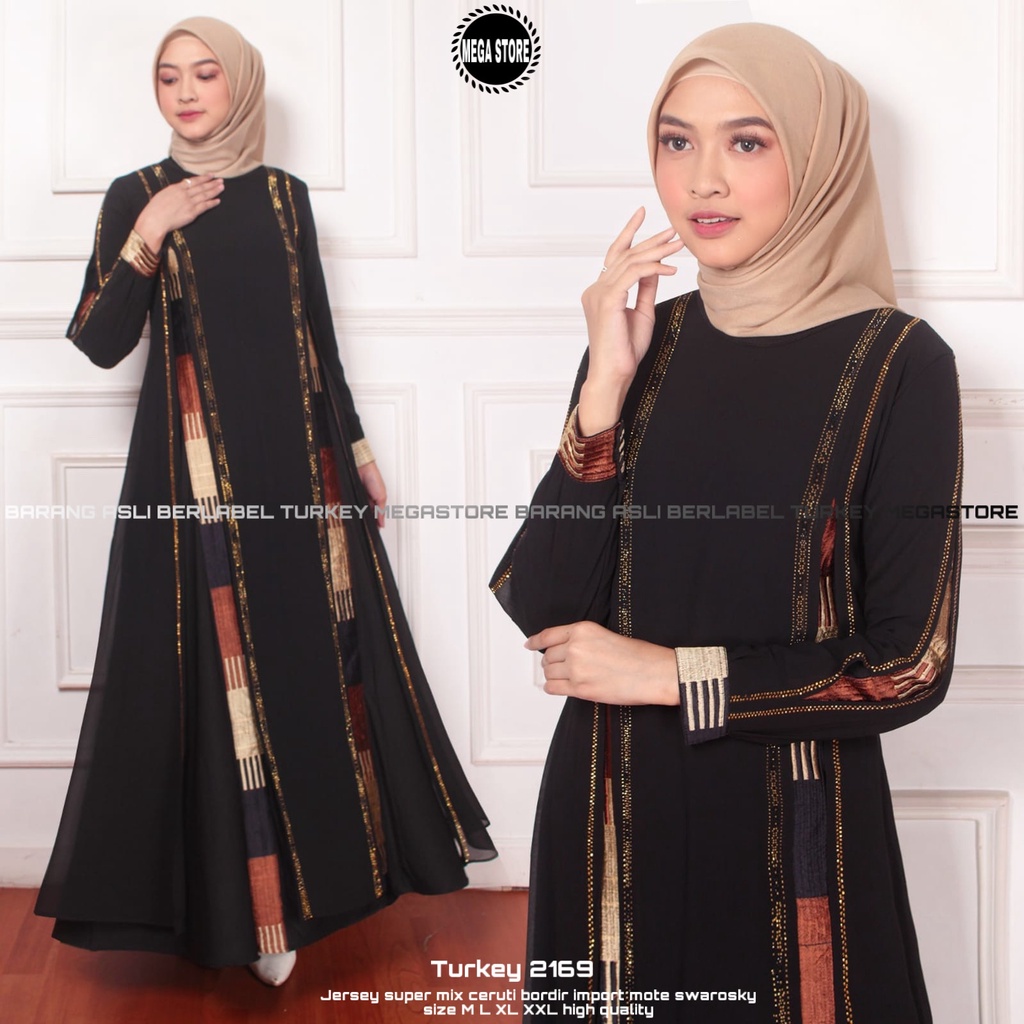 Gamis Turkey Bordir Gamis Muslim Original Produk By Farzolla