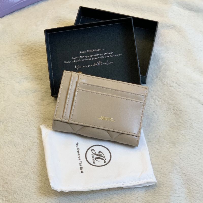 VELVET WALLET JIMSHONEY FREE BOX DOMPET LIPAT
