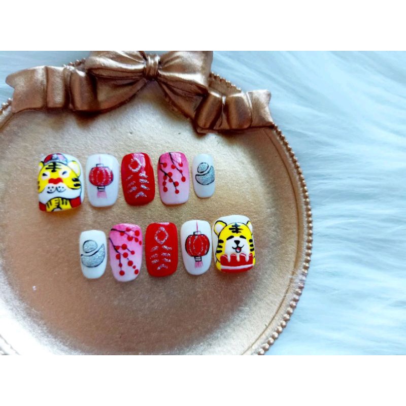 Custom fake nail imlek