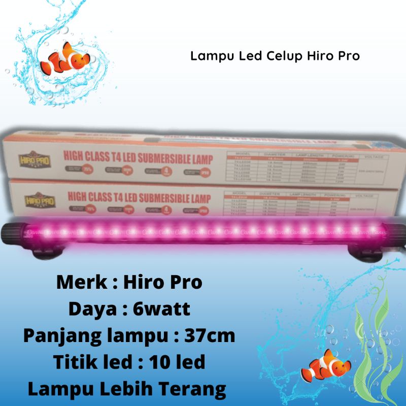 PROMO MURAH Lampu Led Celup Aquarium HIRO PRO T440