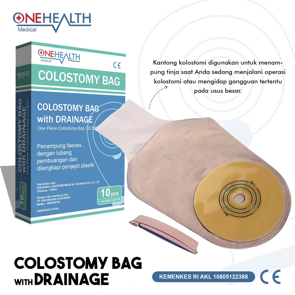 COLOSTOMY BAG / PENAMPUNG BAB ECERAN - ONEHEALTH