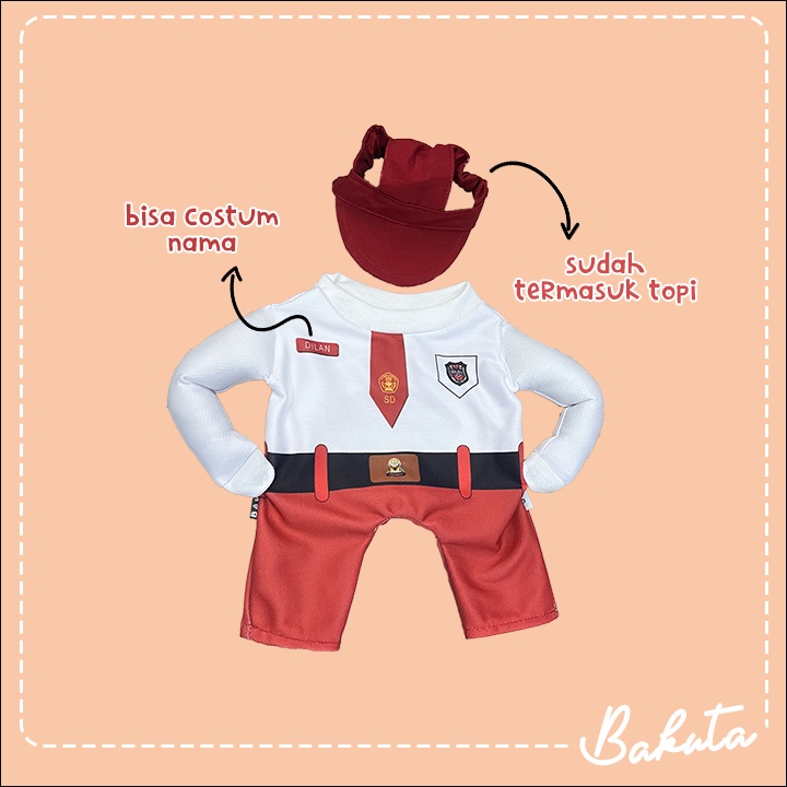 Kostum Anak Sekolah untuk kucing dan anjing Baju Berdiri anak SD / Kostum kucing Murah / Baju Kucing Tangerang size S-XL