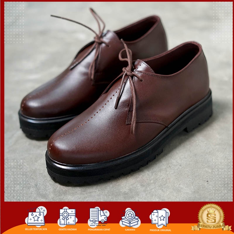Sepatu Pria Low Boots Docmart Unisex Kulit Asli Original Spatu Kulit Sapi Pantofel Pantopel Dr Marte