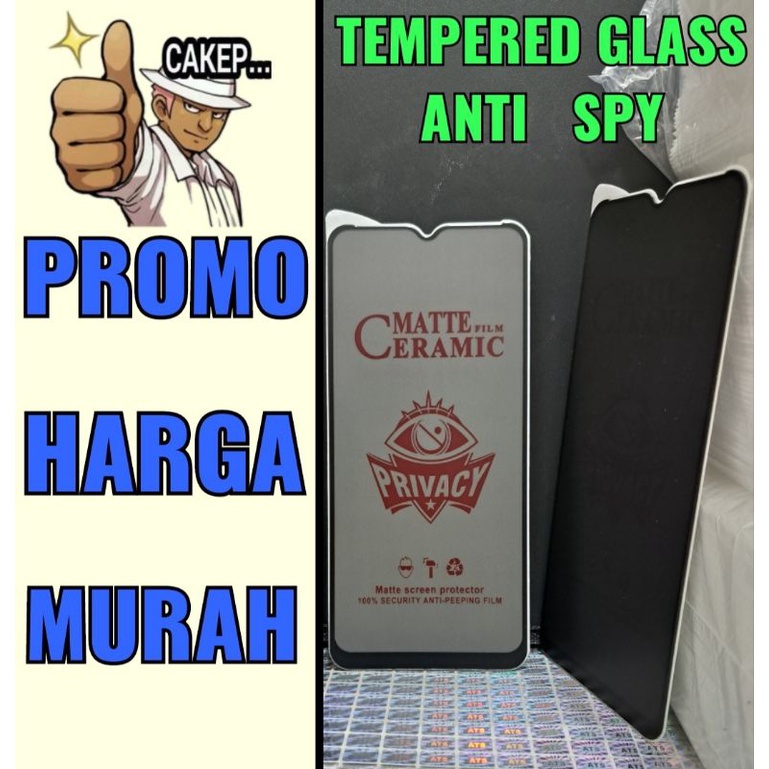 Tempered Glass Anti Spy Ceramic Matte Vivo V19 / Vivo V17