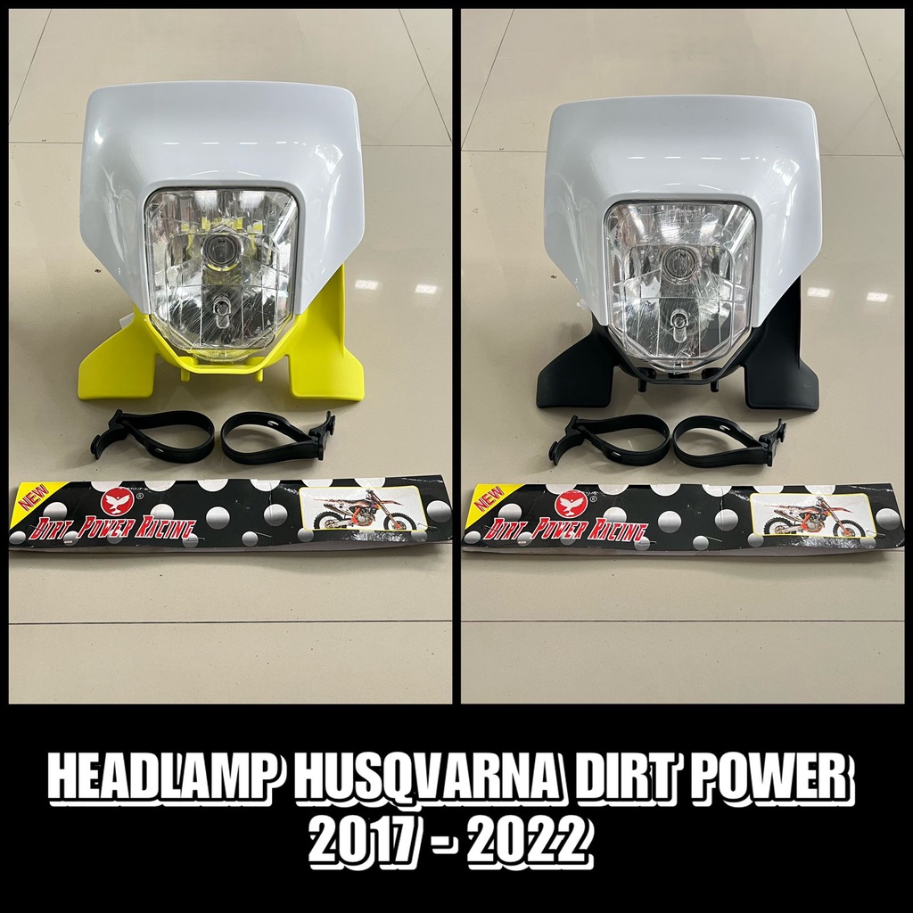 HEADLAMP HUSQVARNA HALOGEN LAMPU HUSQVARNA MODEL ORI