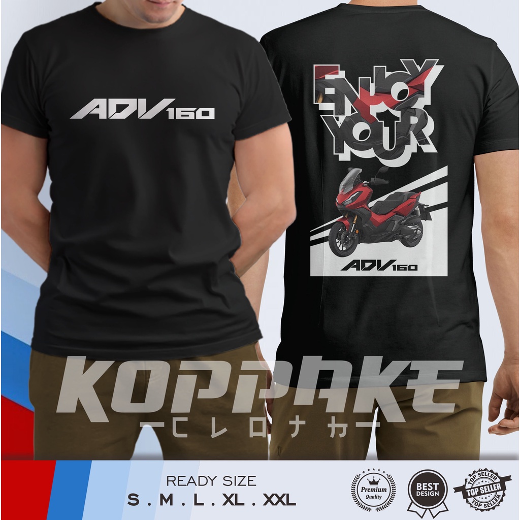 Kaos Baju Enjoy Your ADV 160 Honda ADV 160 Kaos Distro Otomotif