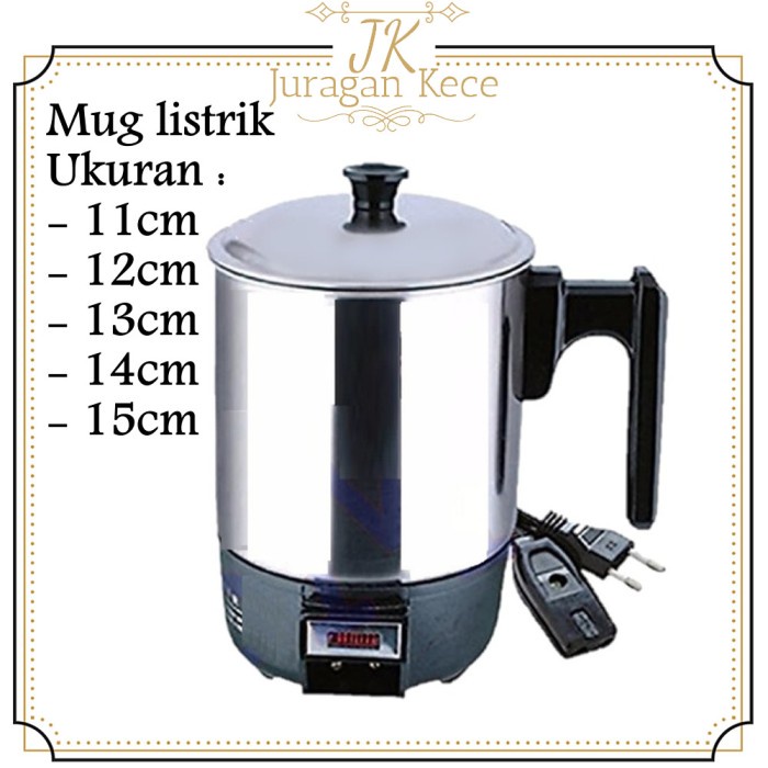 panci listrik Teko Mug Listrik Masak Air Ketel Elektrik Panci Pemanas Multifungsi - 11cm(Y1Z5) Panci