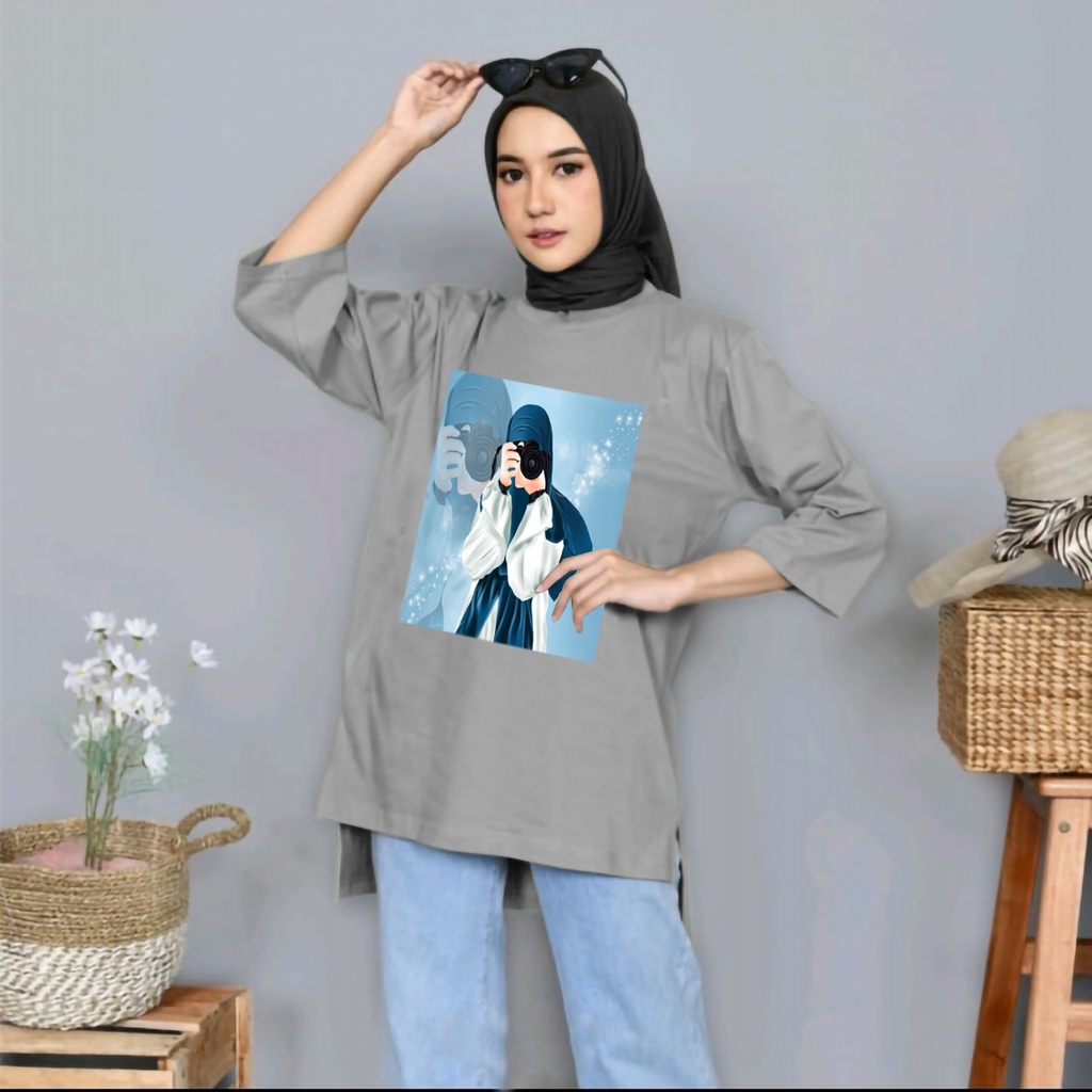 TUNIK NEW MUSLIMAH LEONY HIJAB JUMBO XXL~TERBARU BAJU OVERSIZE WANITA KEREN MASA KINI DAN TERLARIS