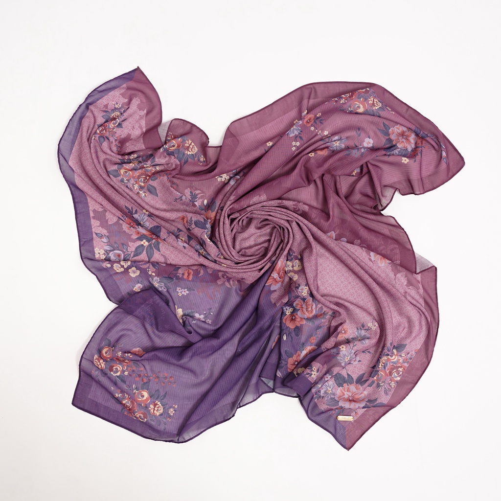 ALIF JILBAB SEGI EMPAT MOTIF PARIS PREMIUM KOREA - SCULPTOR IN ULTRAVIOLET ( SPR-D6-003 )