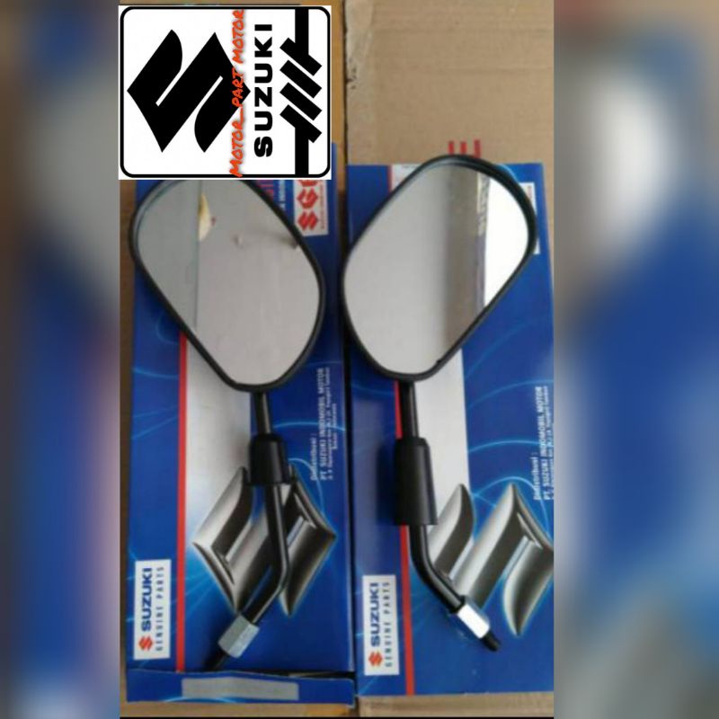 kaca spion 1set Suzuki smash Titan drat 12 original Suzuki
