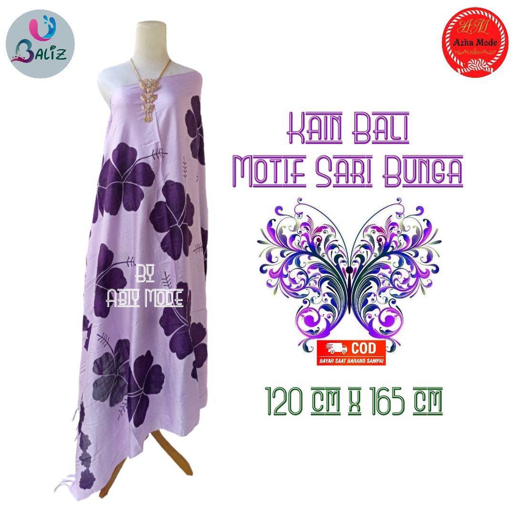 Kain Pantai Kain Bali Pantai - Kain Bali Motif New Sari Bunga Rumbai Standar - Sarung Pantai SEMBILAN MODE - Sarung Bali - Kain Pantai - Kain Katun Jepang - Kain Untuk Hiasan Dinding - Kain Untuk Plafon Mobil Truk Dan Mobil 3/4 Lainnya