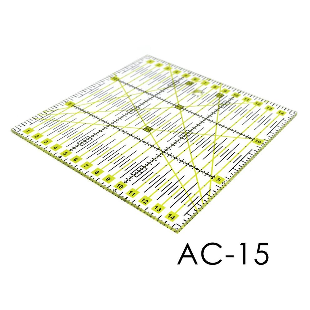 

[COD] Freya AC-15 Square Quilting Ruler - Penggaris Jahit Quilting 15cm x 15cm 52