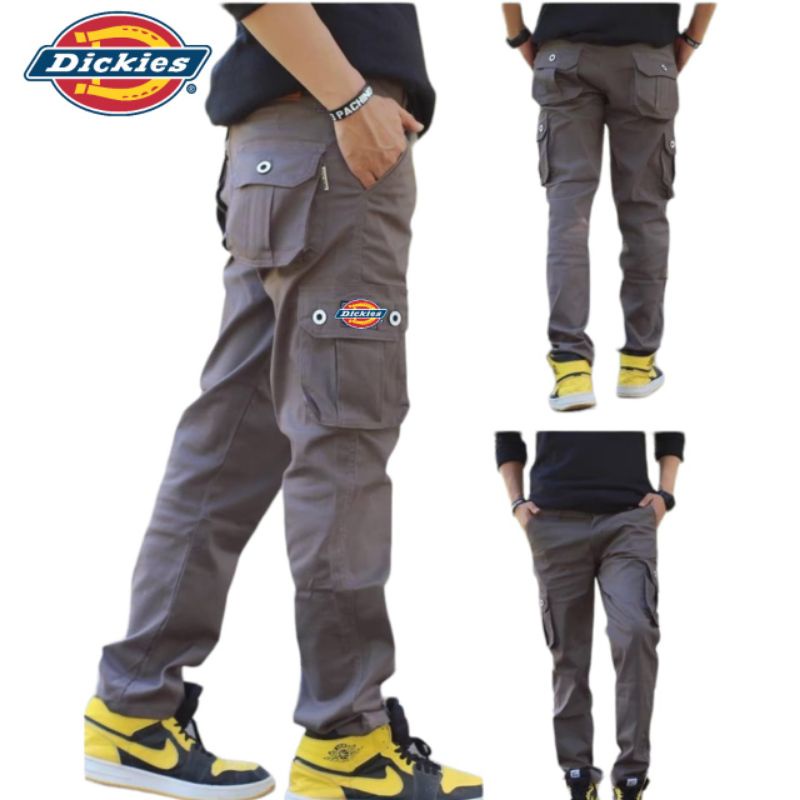 Celana cargo slimfit / Stretch / Melar / Bahan Tebal / Bahan COMBED STRETCH